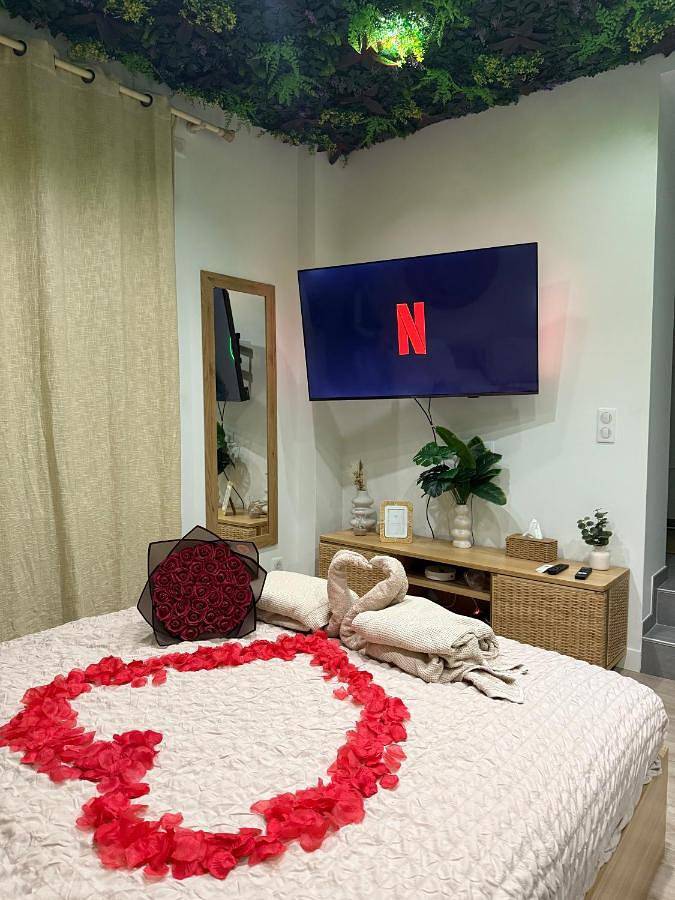 Appartement entier, Suite Bali Love - Love Room - Jacuzzi in Boran-sur-Oise, Oise