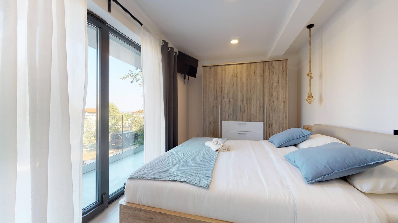 Ganze Ferienwohnung, Ferienwohnung für 6 Personen mit Meerblick in Drenje, Ostküste Istrien