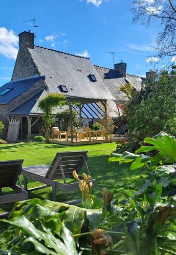 Chambre d’hôte pour 2 personnes, avec jardin à Saint-Samson-sur-Rance