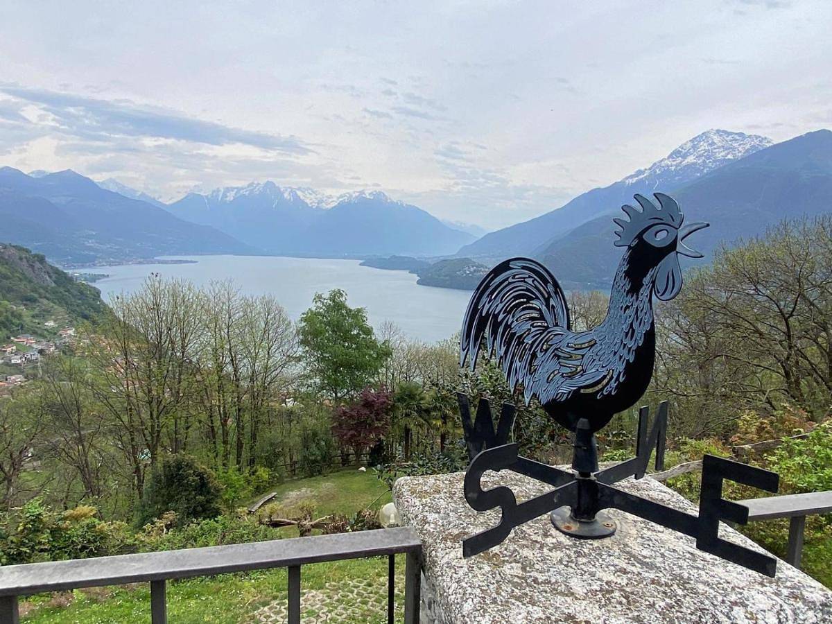 The Happy Rooster - Villa with Big Garden in Pianello del Lario, Comer See