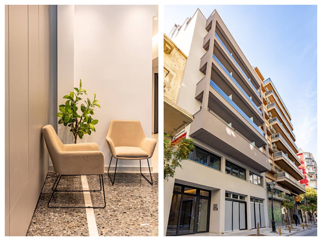 Gehele studio, Sanders Tower Centre - Lively Studio w- Balcony in Thessaloniki en omgeving