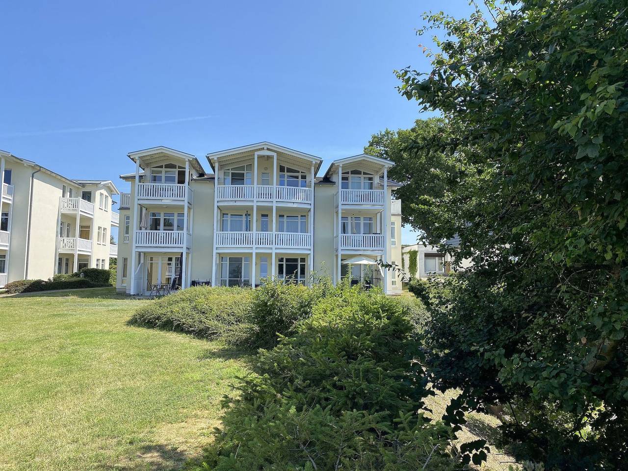 Ganze Ferienwohnung, A: Haus Rügenscher Bodden Whg. 04 mit Meerblick - Ferienwohnung 04 3-Raum 1.Etage mit Balkon in Göhren, Rügen