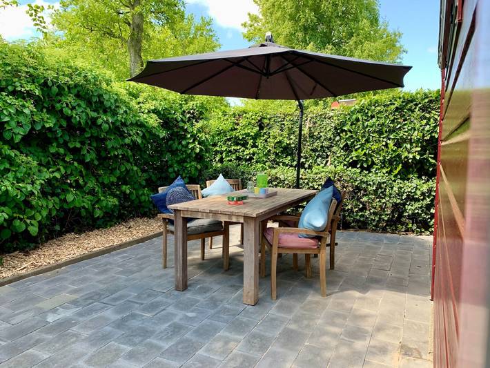 Ferienhaus für 4 Personen, mit Terrasse und Garten sowie Sauna und Pool, kinderfreundlich - 1