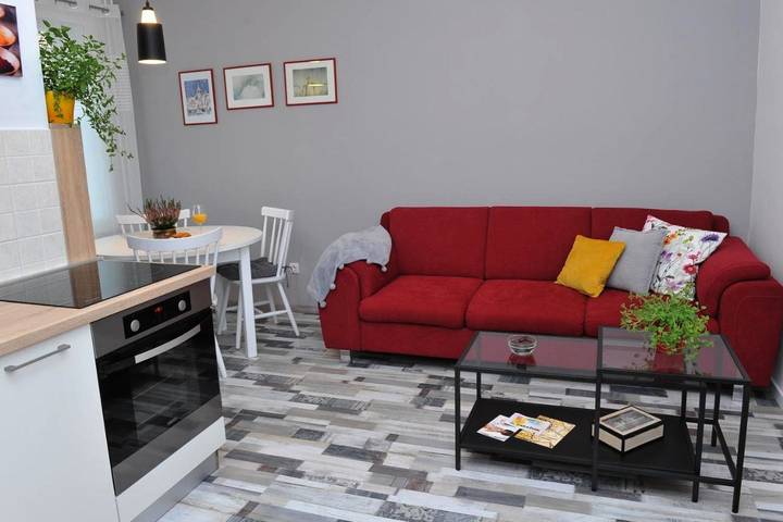 Appartement de vacances pour 2 personnes, avec jardin et vue