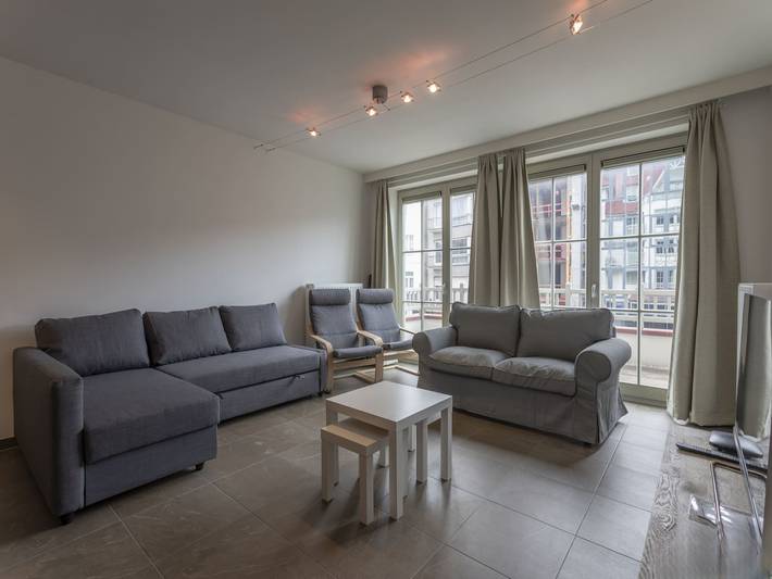 Location de vacances pour 8 personnes, avec terrasse sur la Côte belge