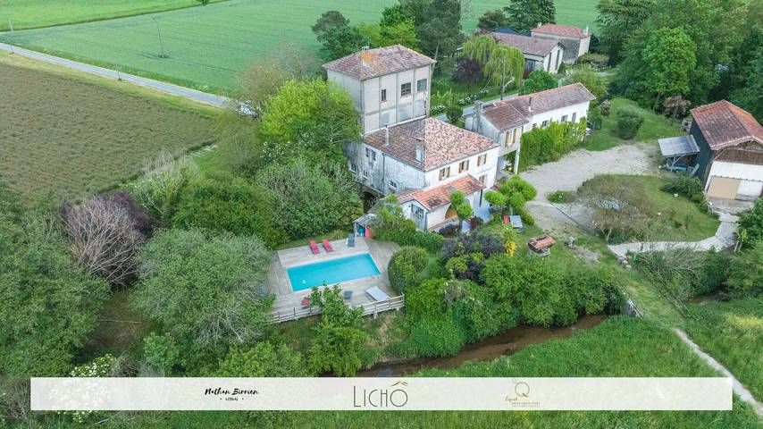 Maison de vacances pour 18 personnes, avec jardin et sauna, animaux acceptés en Gironde