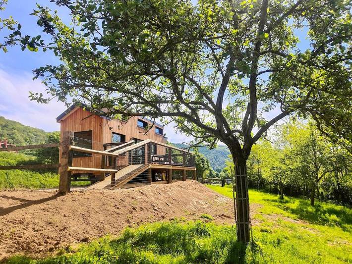 Chalet pour 4 personnes, avec terrasse et vue - 1