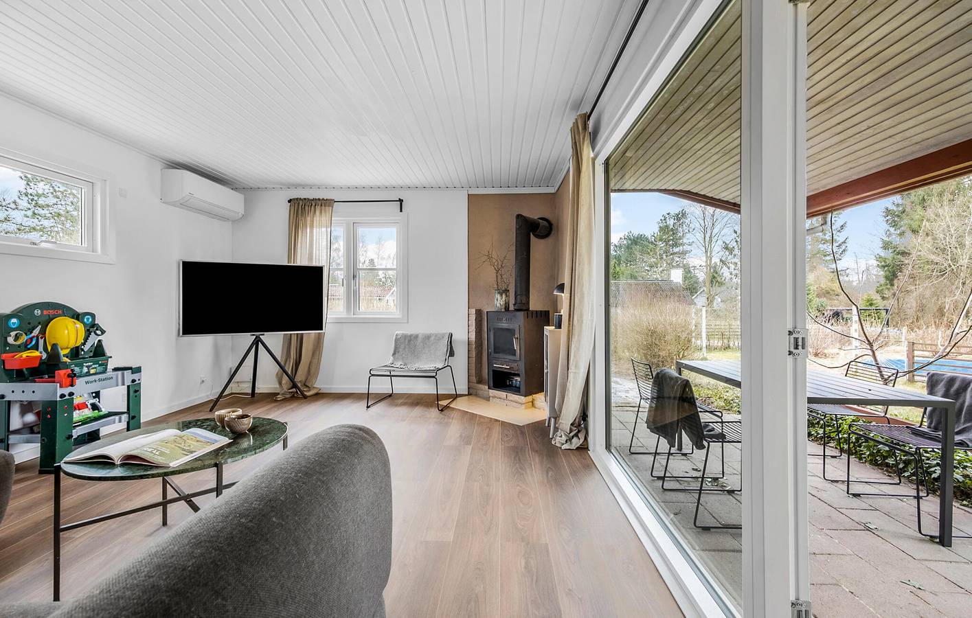 Ferienhaus für 4 Personen mit Terrasse in Kaldred, Kalundborg und Umgebung