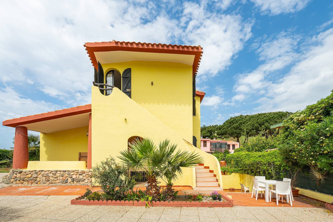 Villa Terri – Face à la mer sur la plage de Solanas in Solanas, Comune di Sìnnia
