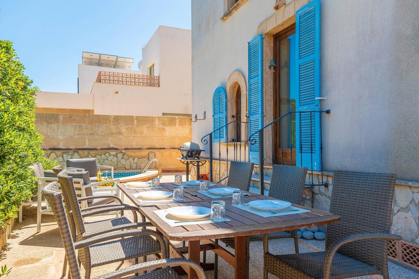 Punta Llarga - Gemütliches Haus mit Meerblick, privatem Pool und kostenloses Wlan in Colònia de Sant Pere, Artà