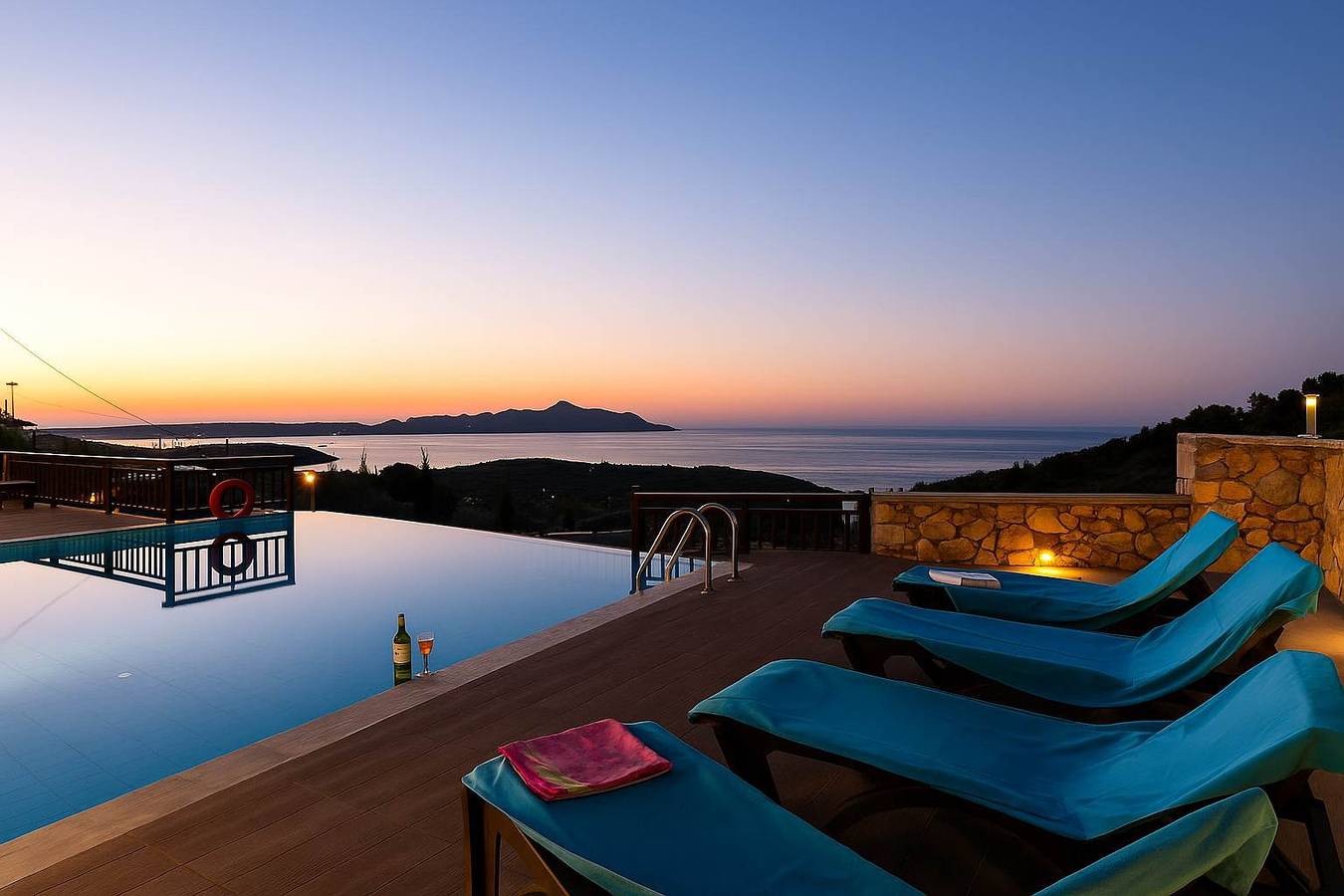 Villa für 8 Personen mit Pool in Kampia, Vamos