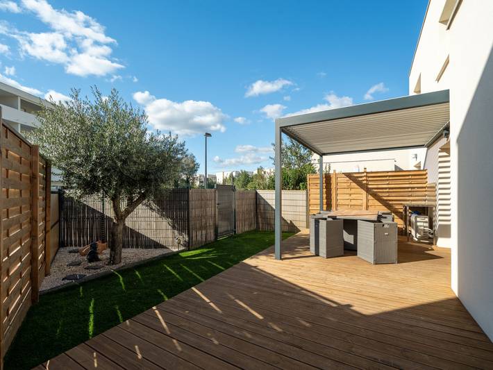 Ferienhaus für 9 Personen, mit Terrasse in Sérignan