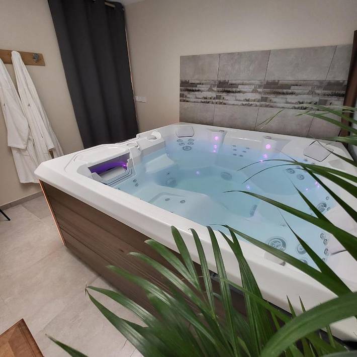 Maison de vacances pour 2 personnes, avec jardin ainsi que piscine et vue