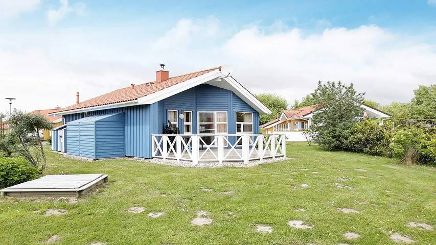 Ferienhaus mit Meerblick für 5 Personen, mit Sauna und Garten