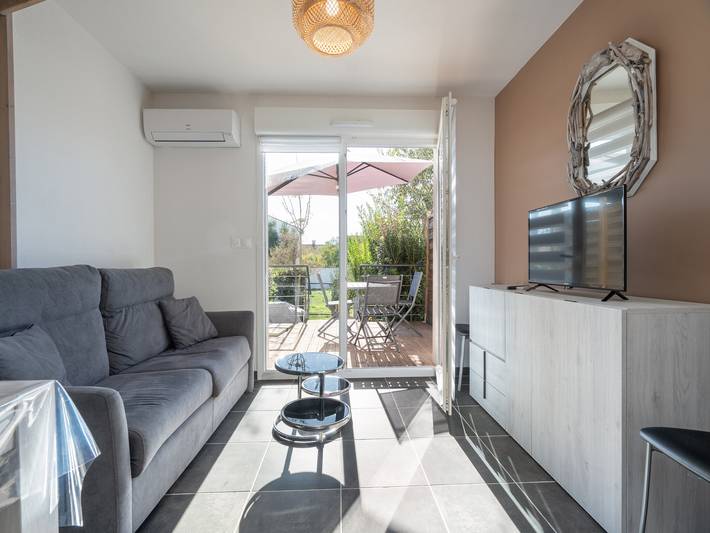 Ferienhaus für 6 Personen, mit Garten in Sérignan