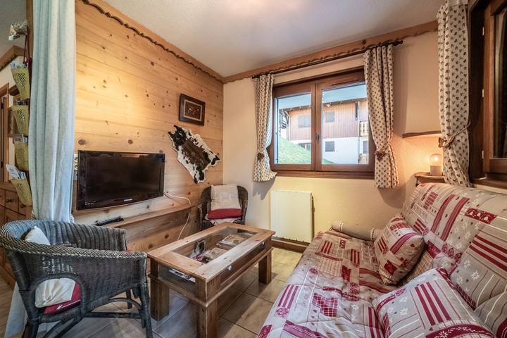 Ganze Wohnung, Ferienwohnung 'T3 Chatel' mit Bergblick, privater Terrasse und Balkon in Châtel, Les Portes du Soleil
