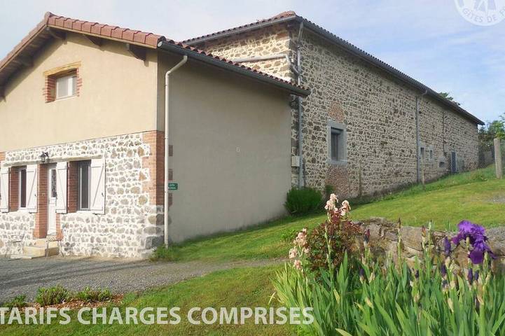 Gîte pour 5 personnes, avec Terrasse et Jardin