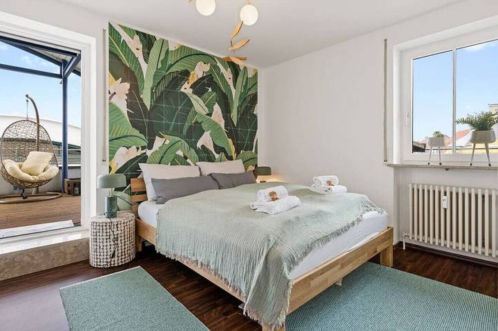 Ganze Wohnung, Arbio I Penthouse Augsburg with Jacuzzi in Augsburg-Innenstadt, Augsburg