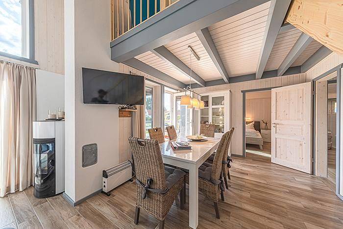 Seeschwalbe Classic 79 - Großzügiges Ferienhaus mit eigener Sauna und Whirlpool in Rechlin, Müritz