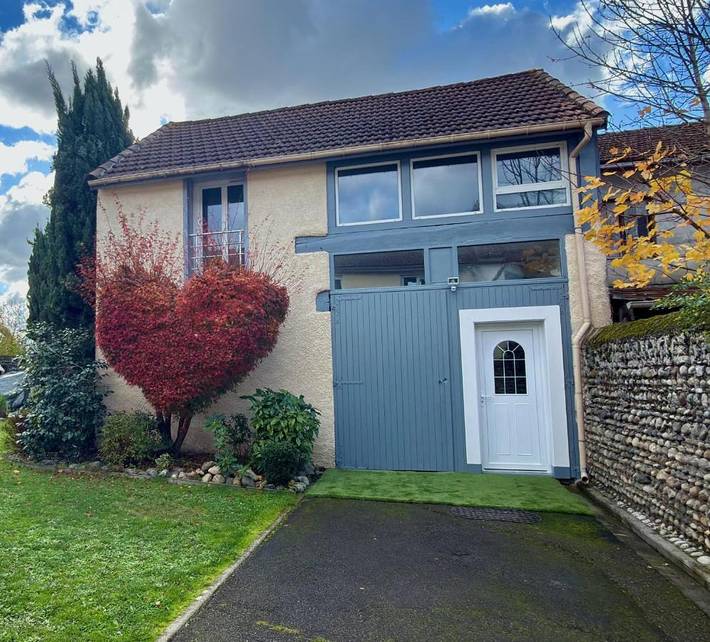 Appartement de vacances pour 4 personnes, avec vue ainsi que jardin et terrasse