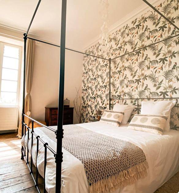 Chambre d’hôte pour 2 personnes, avec vue et jardin ainsi que sauna et terrasse