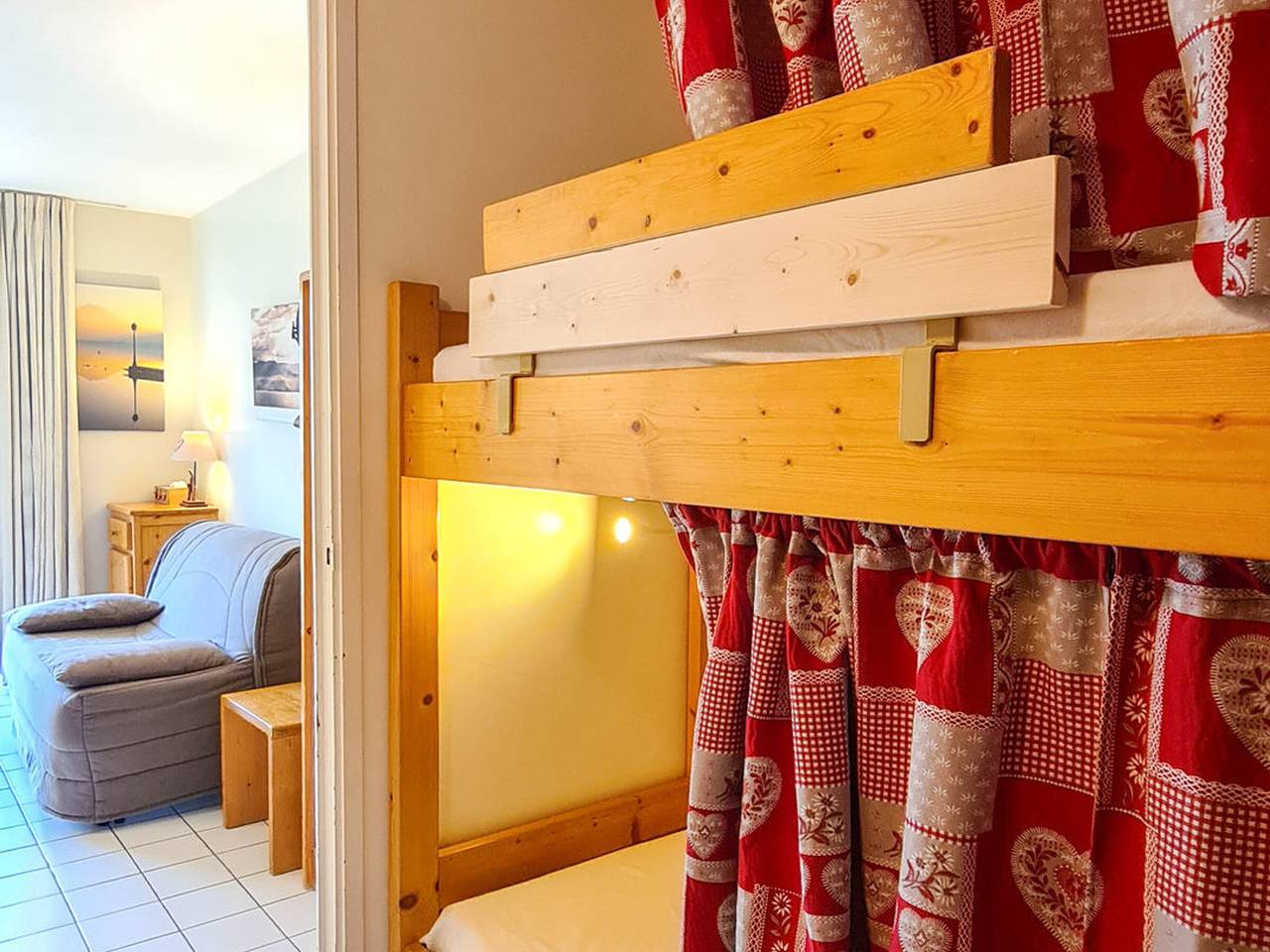 Ganzes Studio, Renoviertes Studio mit Balkon, pistennah, Skiraum in Flaine, Arâches-la-Frasse