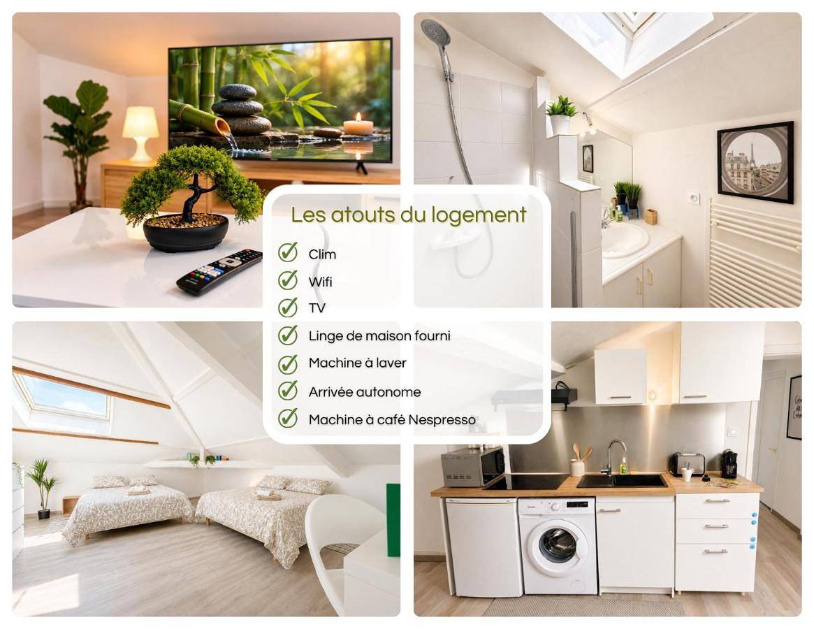 Appartement entier, " L'Oratoire Mansardé " Linge fourni - Wifi - Tv in Lagardelle-sur-Lèze, Toulouse et ses environs