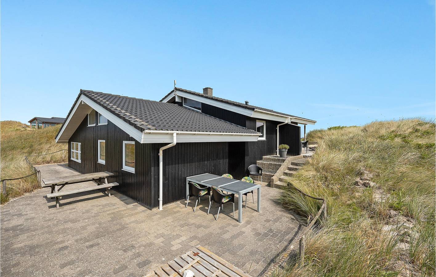 Ferienhaus für 8 Personen mit Terrasse in Hvide Sande, Holmsland Klit