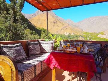Chambre d’hôte pour 2 personnes, avec vue et jardin dans Imlil