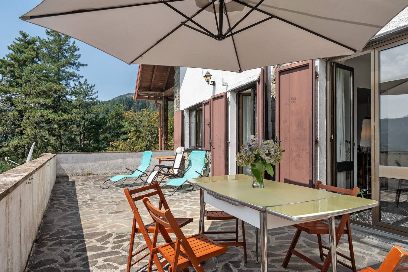 Ganze Wohnung, Apartment 'Alta Via Ligure - La Squazza' mit Bergblick, privater Terrasse und Wlan in Bertigaro (Borzonasca), Borzonasca