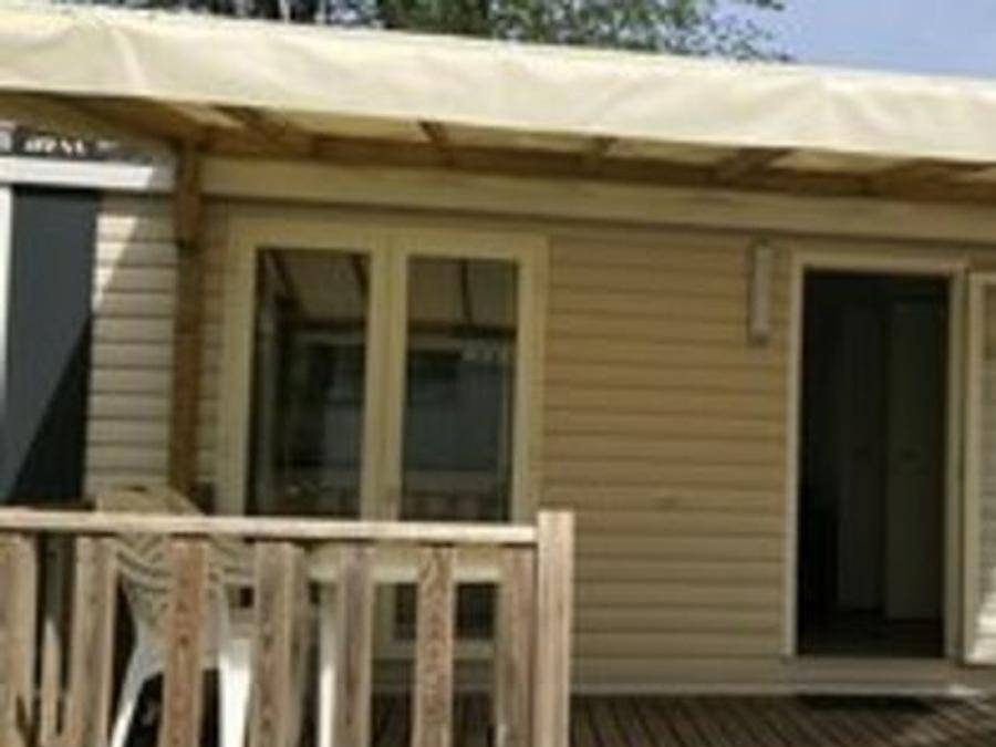 Camping les Rives du Lac Cantalès - Mobilheim 6 personen - Riviera (2 Schlafzimmer) in Saint-Gérons, Aurillac und Umgebung