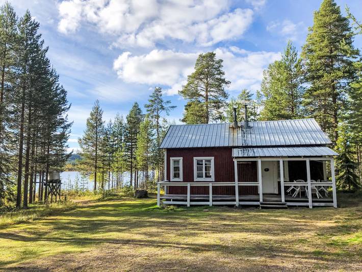 Ferienhaus für 6 Personen, mit Terrasse und Sauna in Lappland (Schweden)