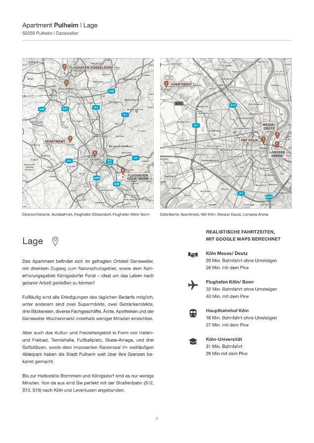 Ganze Wohnung, Blauer Stein - Vibe Wh02 in Pulheim, Rhein-Erft-Kreis
