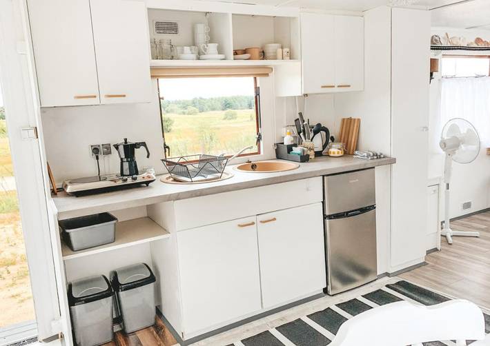 Camping für 4 Personen, mit Ausblick und Terrasse sowie Garten, mit Haustier in Polnische Ostsee - 2