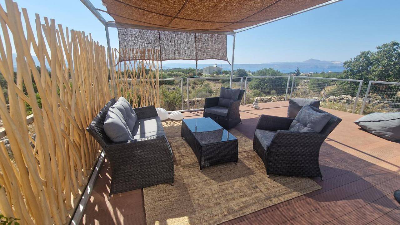 King Room with Sea View in Kampia, Vámos