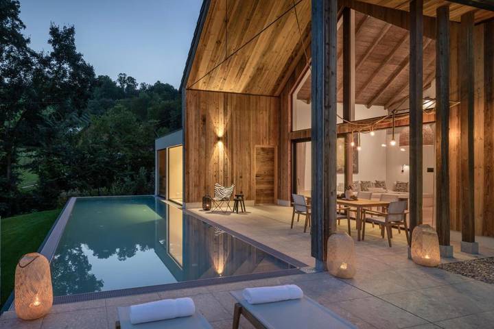 Ferienhaus für 7 Personen, mit Pool und Garten sowie Whirlpool und Sauna - 1