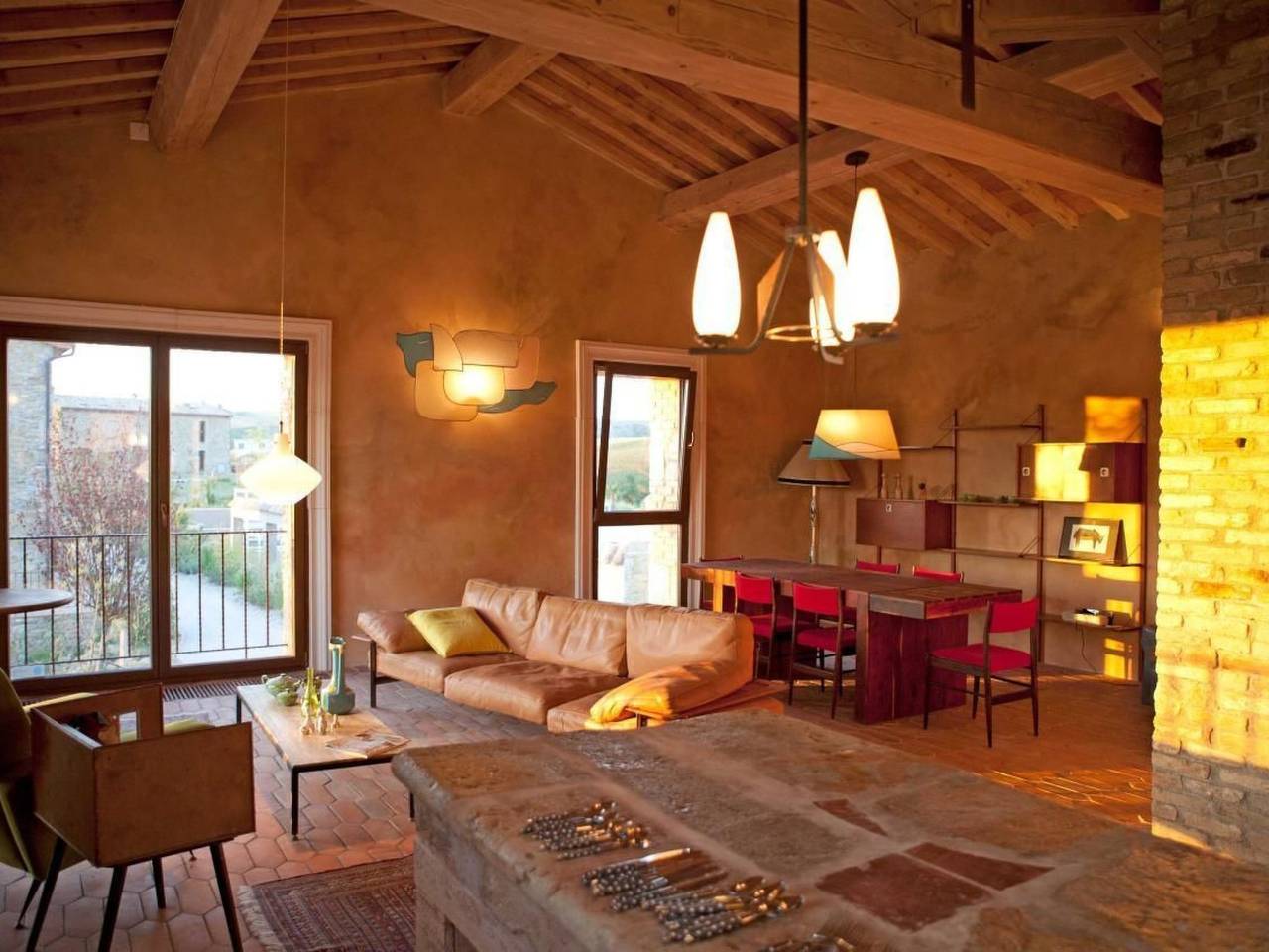 Appartamento intero, "Villa Allegria" mit Gemeinschaftspool in Volterra, Pisa e dintorni