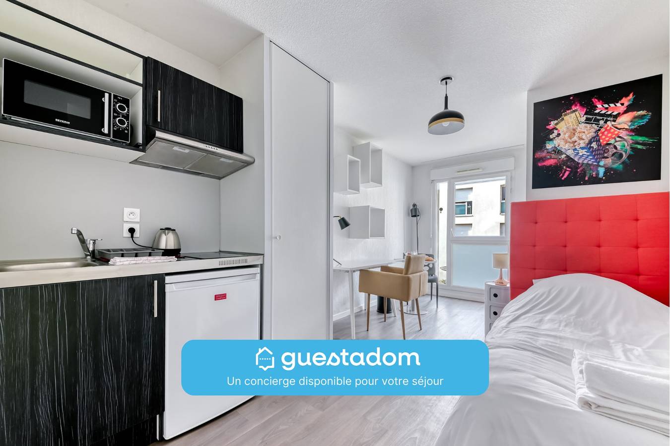 Studio entier, 5 - Le Bienvenu - Gratte-Ciel – Métro in Villeurbanne, Rhône