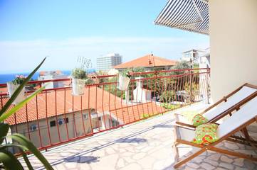 Maison d’hôte pour 2 personnes, avec balcon à Makarska
