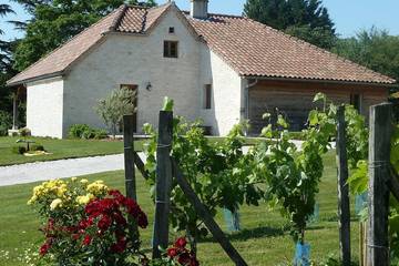 Gîte pour 6 personnes, avec jardin ainsi que terrasse et jacuzzi à Lauzerte