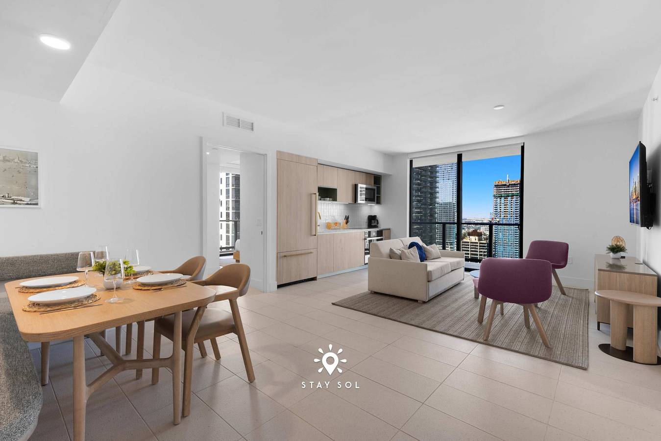 Ganze Wohnung, Ferienwohnung für 6 Personen mit Balkon in Miami, Florida