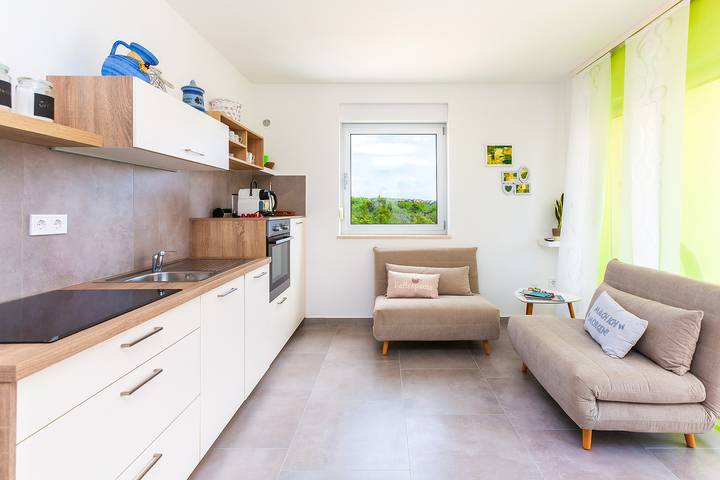 Apartamento entero, Apartamento de vacaciones para 2 personas con balcón in Medulin City, Medulin
