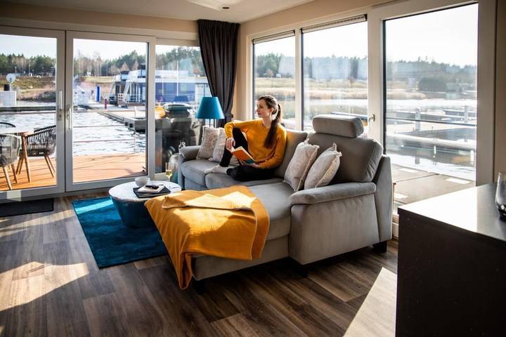 Ferienhaus für 6 Personen, mit Ausblick und Seeblick sowie Terrasse in Sachsen - 2