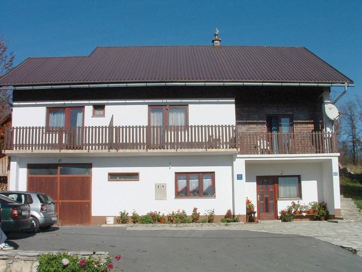 Maison d’hôte pour 2 personnes, avec Balcon et Terrasse ainsi que Jardin et Vue dans Poljanak