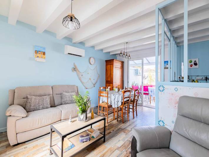 Gîte pour 6 personnes, avec terrasse, adapté aux familles à Jard-sur-Mer