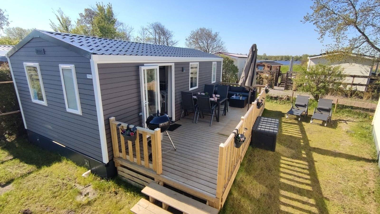 Mobilheim Herz Lauwersoog - Chalet Pampusplaat 03 in Lauwersmeer, Mar del Norte Holanda