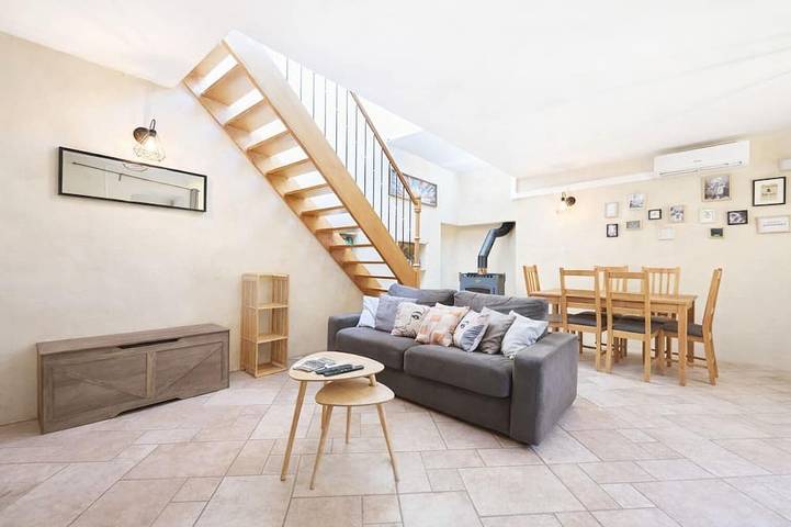 Maison de vacances pour 4 personnes, avec terrasse à Mirmande