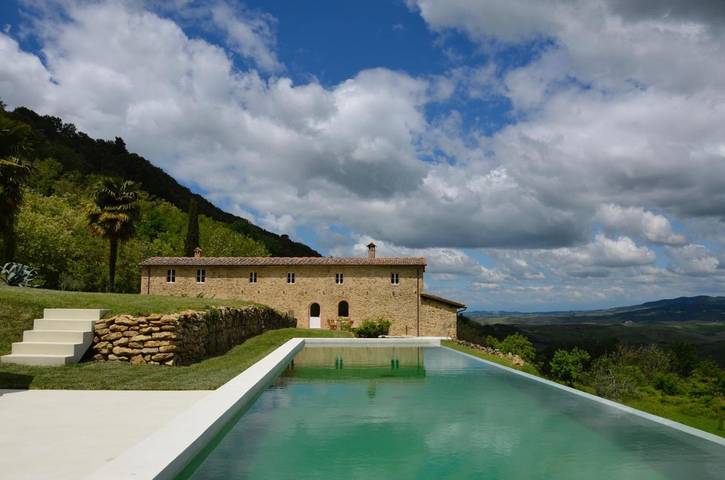 Chambre d’hôte pour 10 personnes, avec Terrasse et Jardin ainsi que Piscine et Vue à Volterra
