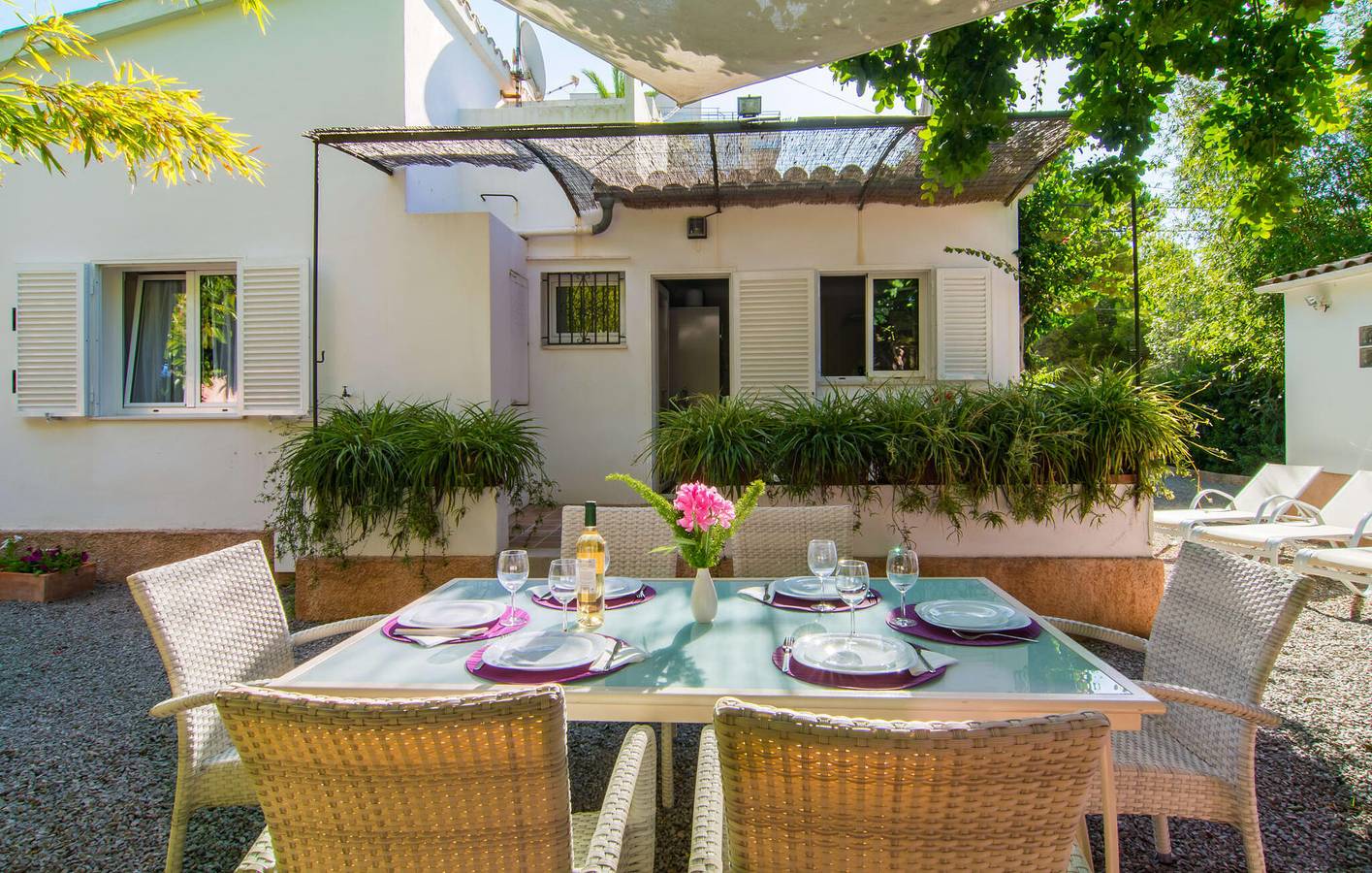 Gemütliche Strandwohnung mit Terrasse und Grill in Son Moll, Capdepera