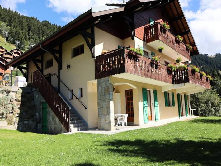 Vakantieappartement voor 5 personen, met tuin, kindvriendelijk in Châtel